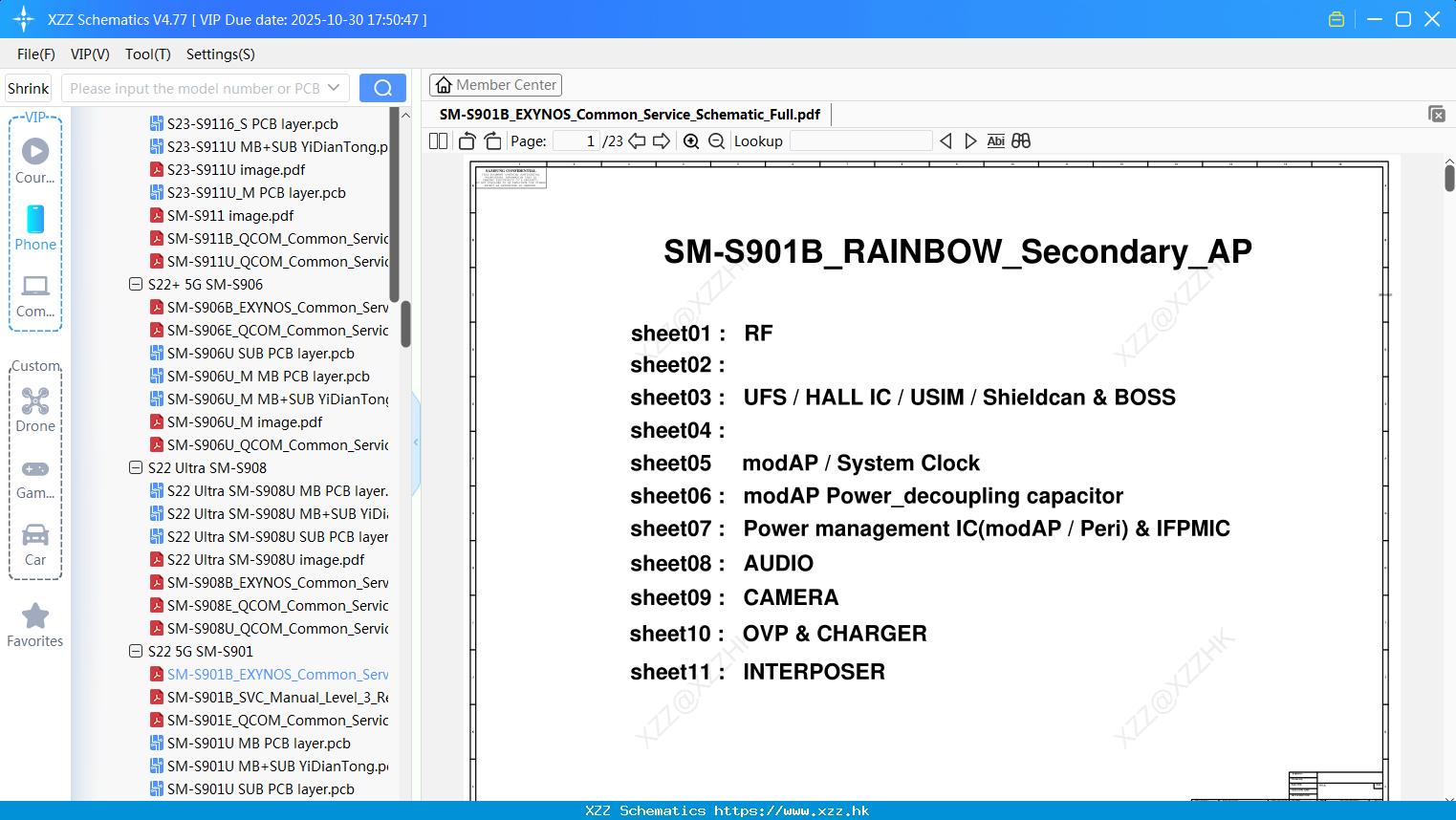 Samsung SM-S901B_EXYNOS_Common_Service_Schematic_Full
